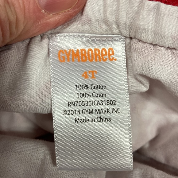 Gymboree Red White halter top shirt romper summer  jumpsuit one piece size 4t - Picture 7 of 7